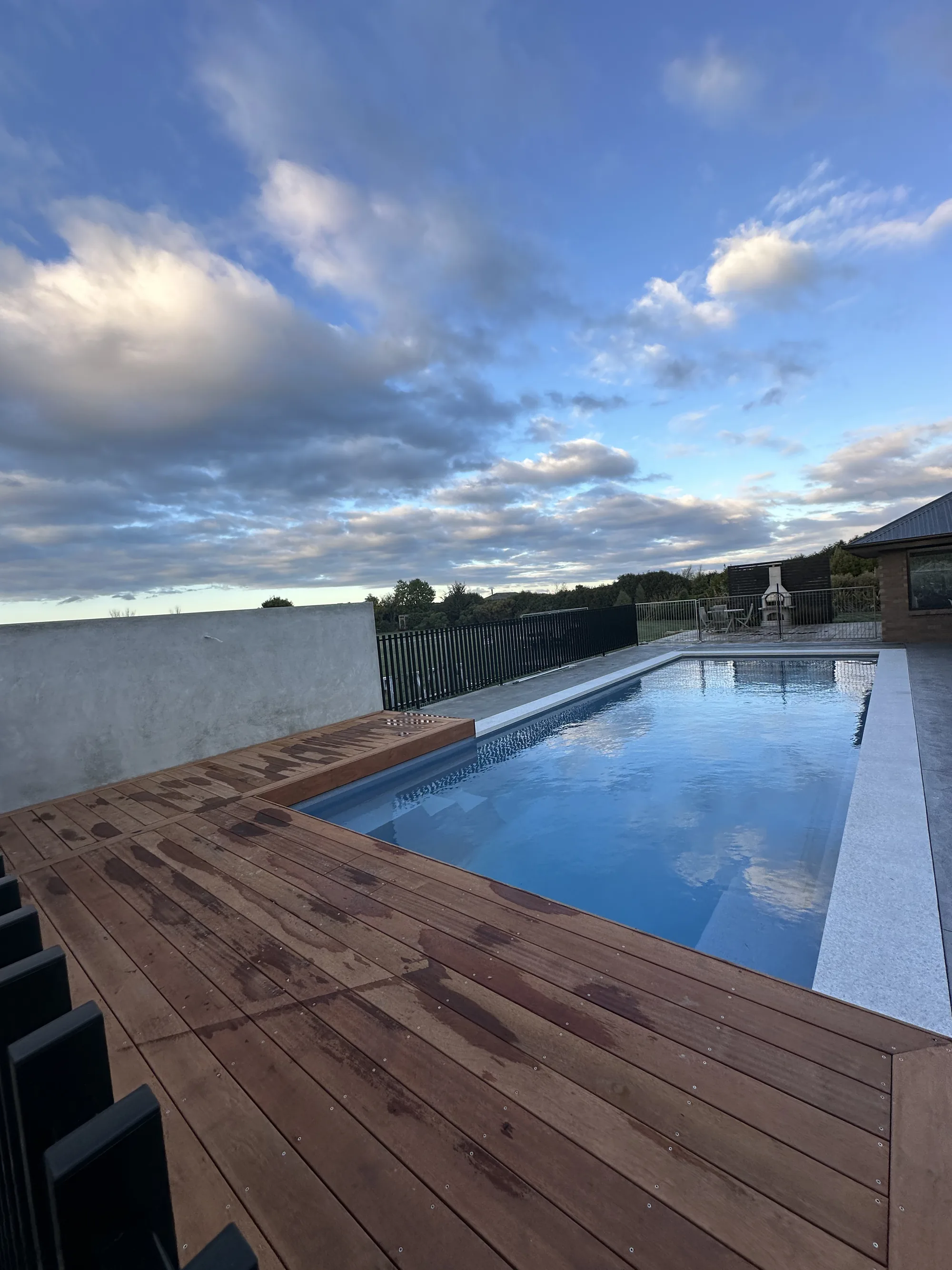 Pool deck and pool fencing installation, Canterbury